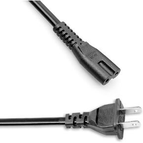 AC Power Cord Cable Fit for Samsung 24" 32" 40" 43" 48" 49" 50" 55" 60" 65" 75" Inch LCD HD Smart 4K Curved TV UN55RU8000FXZA UN65RU7100FXZA UN43NU6900FXZA Replacement Cord Cable