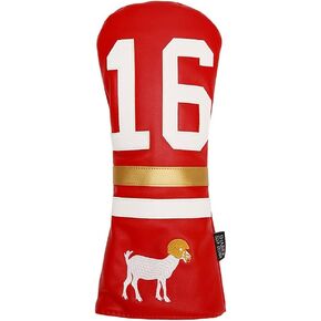 SHABIER Golf Sports Style Golf Wood Club Headcover Driver Cover for Taylormade M5 M6 Driver (Red 16 Driver Cover)