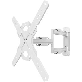 حامل تلفزيون مفصلي كامل الحركة من Kanto PS300W لأجهزة التلفاز مقاس 26 بوصة إلى 60 بوصة | ملف تعريف منخفض وامتداد 22 بوصة | متوافق مع معايير VESA حتى 400 × 400 | أبيض in Kuwait