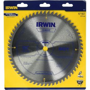 IRWIN Tools Classic Series Carbide Table/Miter Circular Saw Blade, 10-Inch, 60T (15370)
