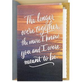 Hallmark Anniversary Card (Meant to Be)