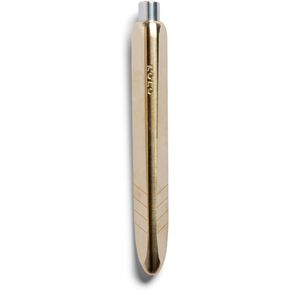 Kolo Tino Brass Ballpoint Pen, Retractable, Refillable Ink, Medium Point