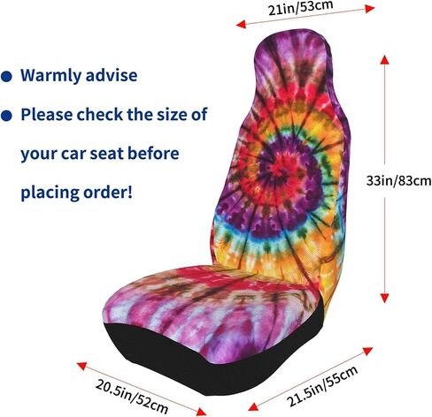 BLUBLU Car Front Seat Covers 2 PCS, Vehicle Seat Protector Car Mat Covers, Fit Most Cars, Sedan, SUV, Van - Cat with Glasses in Saudi Arabia