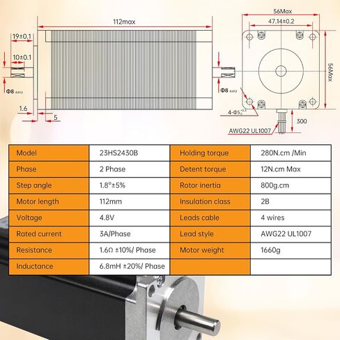 RATTMMOTOR 3 Axis USB CNC Controller Kit,Nema23 Stepper Motor 425oz-in 3A 112mm,FMD2740C Driver 4A,USB Interface Card USBCNC Control Breakout Board,36V Power Supply CNC Router Machine Kit in Saudi Arabia