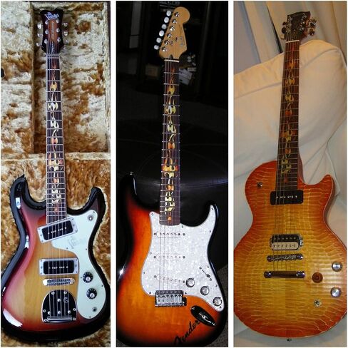Jockomo Fire Flame Real Fire Guitar Inlay Sticker in Saudi Arabia
