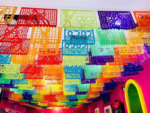 16 Ft Coco Movie Papel Picado Plastic Extra Large Mexican Banners with Iconic Coco Movie Scenes, Mexican Party Decorations, Mexican Theme Party Decorations with Disney Coco Papel Picado Party Banners in Saudi Arabia