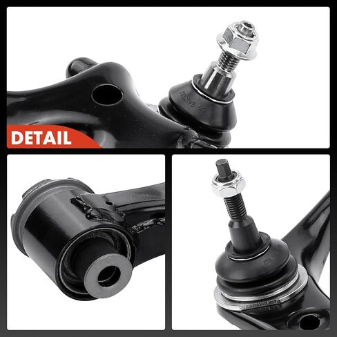 مجموعة A-Premium مكونة من 4 قطع، طقم ذراع تحكم أمامي وسفلي، مع وصلة كروية وبطانة، متوافق مع Ford F-150 2015-2020، Expedition 2018-2022، Lincoln Navigator 2018-2022 in Saudi Arabia