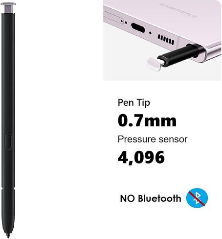 2 قطعة قلم Galaxy S23 Ultra لهاتف Samsung Galaxy S23 Ultra 5G S قلم لمس بديل لقلم Galaxy S23 Ultra Stylus بدون قلم بلوتوث (لافندر) in Kuwait
