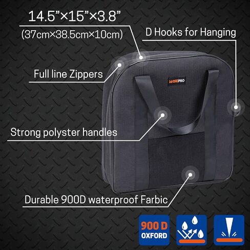 15 Inch Jumper Cable Bag,Heavy Duty Cable Storage Bag,Water Resistant Cable Organizer Bag for Jumper Cable,EV Charging Cables, Cords and Hoses (15 Inch Blue) in Saudi Arabia