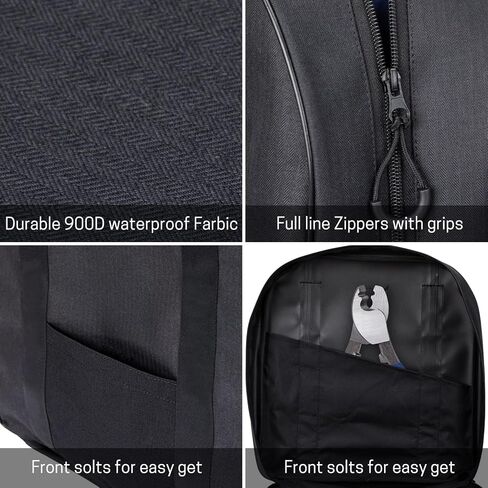 15 Inch Jumper Cable Bag,Heavy Duty Cable Storage Bag,Water Resistant Cable Organizer Bag for Jumper Cable,EV Charging Cables, Cords and Hoses (15 Inch Blue) in Saudi Arabia