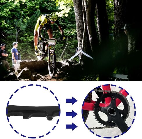 Black Oval Bicycle Chainring 96 BCD Bike Narrow Wide Round Chainring Single Chain Ring for Mountain Bicycle Chain Ring in Saudi Arabia