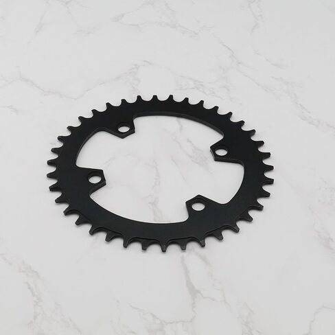 Black Oval Bicycle Chainring 96 BCD Bike Narrow Wide Round Chainring Single Chain Ring for Mountain Bicycle Chain Ring in Saudi Arabia