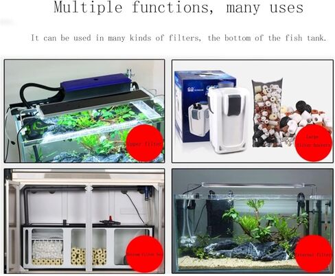 فلتر حوض السمك، حوض السمك الكربوني المنشط للبرك، خزان الأسماك، خزان المخزون للخيول، 0.7 رطل/0.32 كجم، مكعب منقي مياه حوض السمك البيئي. 4 × 8 شبكة من قشرة جوز الهند الفحم المنشط الحبيبي in Kuwait