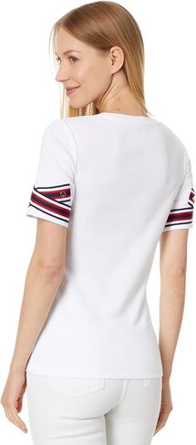 Tommy Hilfiger Women's Tie Sleeve Top in Saudi Arabia