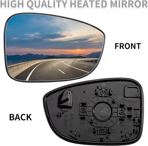 Driver Side Mirror Replacement for Honda Accord 2018 2019 2020 2021 2022 - Rear View Mirrors Glass, Left Side Mirror Glass in Saudi Arabia