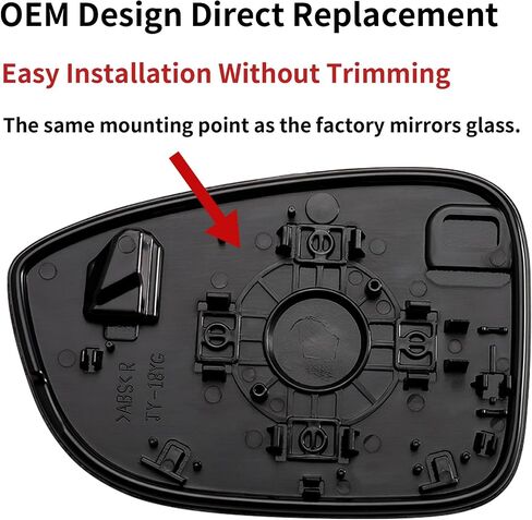 Driver Side Mirror Replacement for Honda Accord 2018 2019 2020 2021 2022 - Rear View Mirrors Glass, Left Side Mirror Glass in Saudi Arabia