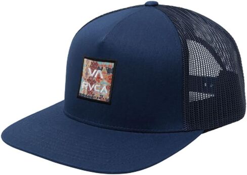 RVCA VA All The Way Print Trucker Navy Blue One Size in Saudi Arabia