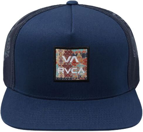 RVCA VA All The Way Print Trucker Navy Blue One Size in Saudi Arabia