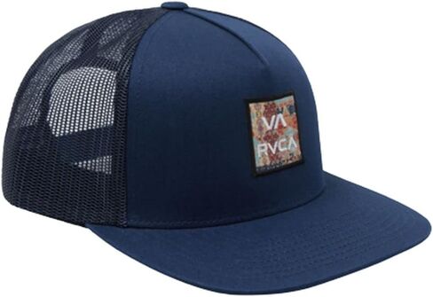 RVCA VA All The Way Print Trucker Navy Blue One Size in Saudi Arabia