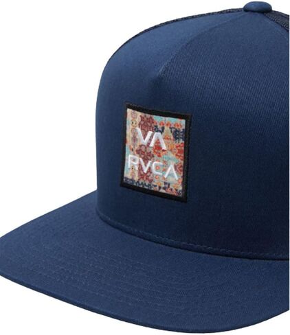 RVCA VA All The Way Print Trucker Navy Blue One Size in Saudi Arabia