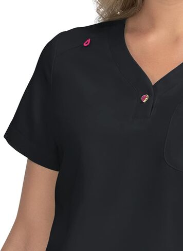 KOI Betsey Johnson B122 Rosemary Top Black 3XL in Saudi Arabia