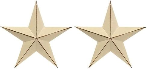 Metal Barn Star | 2 PC Set | 8 inch | Barn Star Decor | Barn Star Ornaments (8 inch Black 2 pc) in Saudi Arabia
