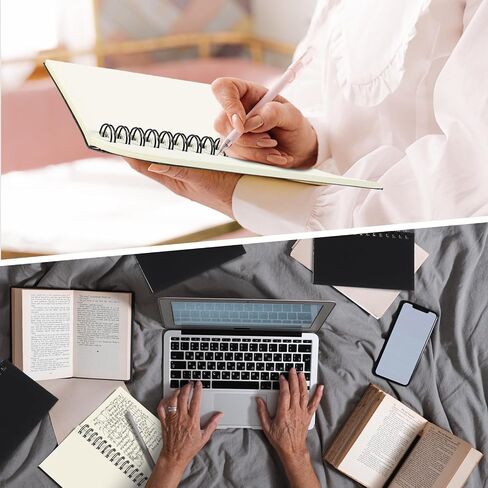Seajan 18 Pcs Small Notebooks 3x5 Spiral Note Pads Pocket Size Memo Pads Unlined Mini Spiral Bound Notebook Blank Journal Notepads, 120 Pages for Home School Office Supplies (Black) in Saudi Arabia