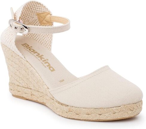 صندل إسبادريل إسباني أصلي من Granada للنساء - حذاء مستدام وصديق للبيئة ونباتي. طراز كلاسيكي، جزء علوي من قماش القطن العضوي، نعل داخلي مريح، نعل أوسط من الجوت، نعل مطاطي. صنع في اسبانيا in Kuwait