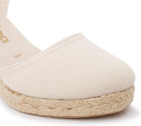 صندل إسبادريل إسباني أصلي من Granada للنساء - حذاء مستدام وصديق للبيئة ونباتي. طراز كلاسيكي، جزء علوي من قماش القطن العضوي، نعل داخلي مريح، نعل أوسط من الجوت، نعل مطاطي. صنع في اسبانيا in Kuwait