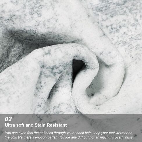 Capslpad Abstract Washable Runner Rug, 2x6 Beige Non-Slip Hallway Runner Rug, Modern Low Pile Kitchen Runner Rug, Ultra Soft Print Distressed Runner for Entryway, Bedroom, Laundry, Living Room in Kuwait