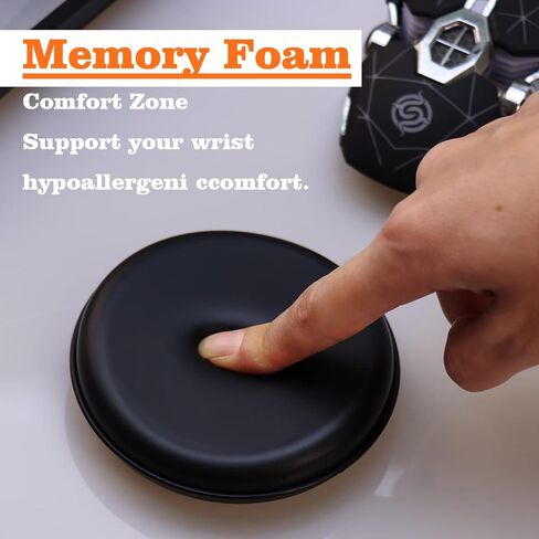 Movable Ergonomic Wrist Rest for Mouse On Table, Easy Glide, Carpal Tunnel Support, Pain Relief, Anti-Fatigue, Sliding Wrist Pad That Moves with Your Mouse. in Saudi Arabia