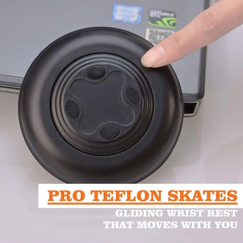 Movable Ergonomic Wrist Rest for Mouse On Table, Easy Glide, Carpal Tunnel Support, Pain Relief, Anti-Fatigue, Sliding Wrist Pad That Moves with Your Mouse. in Saudi Arabia