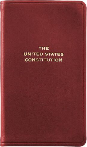 Graphic Image The United States Constitution and Related Documents | Published and Bound in the USA | Genuine Leather Soft Cover | Pocket Size, Black in Saudi Arabia