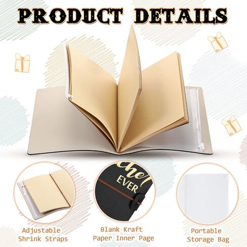 Spakon 4 Pcs Teacher Appreciation Gift Thank You Teacher Leather Journal Retro Refillable Notebook Writing Sketchbook for Teacher School Classroom Party Gift, 4.72 x 7.87 Inch(Black) in Saudi Arabia