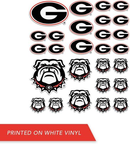 ملصقات ديزرت كاكتوس جامعة جورجيا بلدغ UGA Dawgs ملصقات من الفينيل لزجاجة مياه للكمبيوتر المحمول ودفتر قصاصات السيارة T1 (النوع 1 - C) in Saudi Arabia