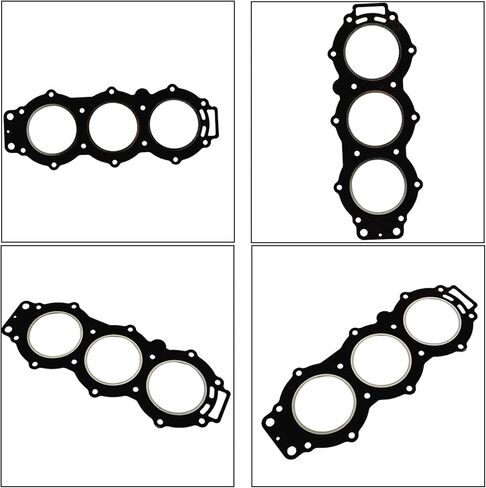 Cylinder Head Gasket 506-12 688-11181-A0-00 Replacement for Yamaha 3 Cylinder 75-90 HP 1984-2009 in Saudi Arabia