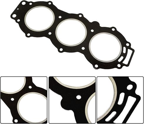 Cylinder Head Gasket 506-12 688-11181-A0-00 Replacement for Yamaha 3 Cylinder 75-90 HP 1984-2009 in Saudi Arabia