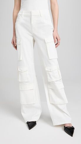 alice + olivia Women's Olympia Baggy Cargo Pants in Saudi Arabia