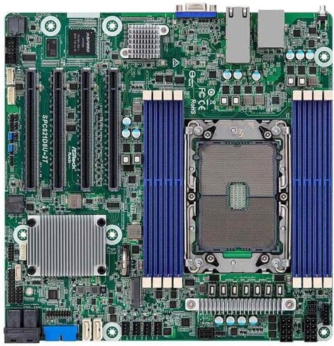 SPC621D8U-2T Micro-ATX Server Motherboard Single Socket P+ (LGA 4189) 3rd Gen Intel Xeon Scalable Processors C621A Dual 10GbE in Saudi Arabia