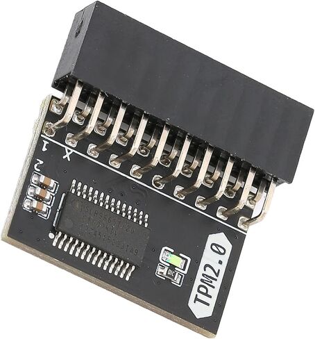 Gigabyte Motherboard Motherboard Tpm Chip Tpm2.0 Mini Pc,TPM 2.0 Encryption Security Module 20pin Strong Encryption TPM Processor Black TPM Module System Components for LPC PC in Saudi Arabia