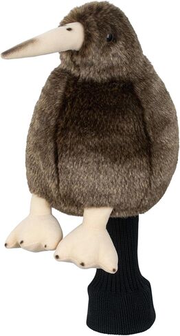 Kiwi Brown Soft Golf Club Driver Headcover Hybrid Head Covers in Saudi Arabia