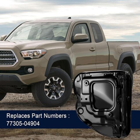 استبدال غطاء حشو الوقود 77305-04904، غطاء فلتر الوقود متوافق مع تويوتا تاكوما 2005-2015 كابينة مزدوجة قصيرة 5 أقدام غطاء باب غاز الوقود in Kuwait