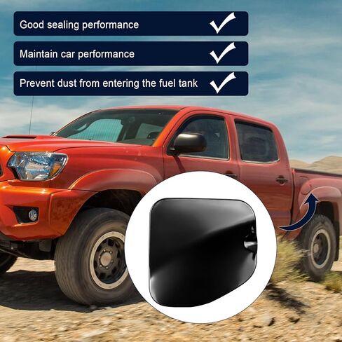 استبدال غطاء حشو الوقود 77305-04904، غطاء فلتر الوقود متوافق مع تويوتا تاكوما 2005-2015 كابينة مزدوجة قصيرة 5 أقدام غطاء باب غاز الوقود in Kuwait