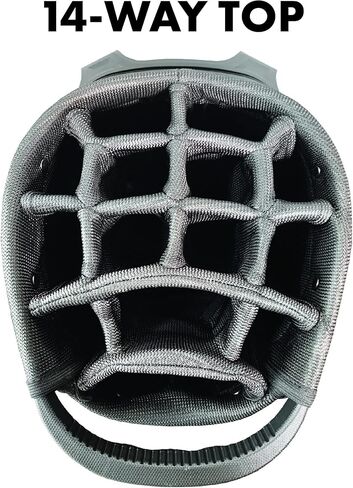 Team Golf NCAA Northwestern Birdie Stand Golf Bag, Lightweight, 14-Way Club Divider, Spring Action Stand, Insulated Cooler Pocket, Velcro Glove and Umbrella Holder & Padded Handles in Saudi Arabia