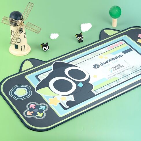 YOCORE لوحة ماوس كبيرة مسند لوحة ماوس ألعاب لطيفة، قاعدة مكتب طويلة غير قابلة للانزلاق، لوحة ماوس متينة كبيرة ممتدة للوحة المفاتيح مع حواف مخيطة لمكتب العمل HEI in Kuwait