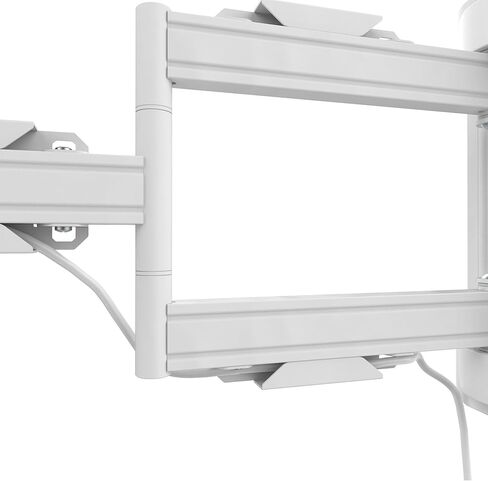 حامل تلفزيون مفصلي كامل الحركة من Kanto PS300W لأجهزة التلفاز مقاس 26 بوصة إلى 60 بوصة | ملف تعريف منخفض وامتداد 22 بوصة | متوافق مع معايير VESA حتى 400 × 400 | أبيض in Kuwait