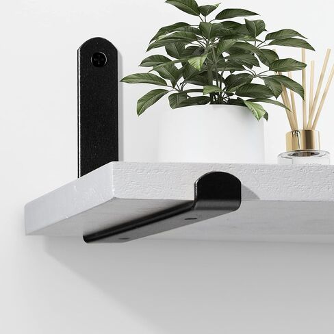 Afuly Floating Shelves for Wall, 24 inch White Wall Shelf for Bathroom Living Room Bedroom, Wall Mounted Bathroom Shelf Organizer Over Toilet Storage Shelf Modern Decor in Saudi Arabia