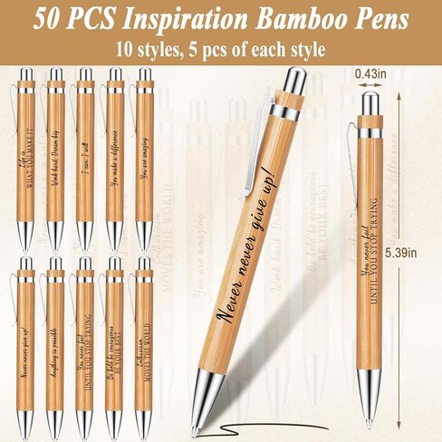 50 قلمًا ملهمًا، مجموعة أقلام، أقلام حبر جاف مع اقتباسات ملهمة، أقلام مخصصة مضحكة، أقلام حبر سوداء، مجموعة أقلام جل، أقلام شكر، هدايا ملهمة للنساء والرجال، ملهمة in Kuwait