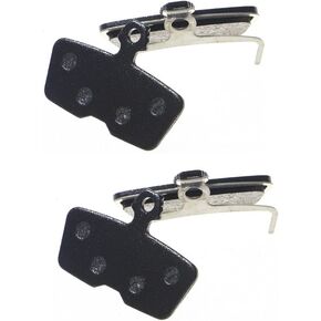Resin Organic Semi-Metal Brake Pads for Avid Code 2011-2015, Code R, Code-m, Code-o, Code-o-al,Smooth Braking,Low Noise, Long Life, Kevlar, Copper, 2 Pairs