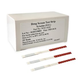 Xylazine Test Strips (25 Pack) - Test Pills, Powders & Liquids for Xylazine | Fast, Sensitive & Accurate
